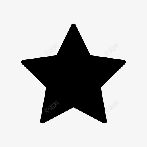 星星庆祝装饰图标svg_新图网 https://ixintu.com 庆祝 新年标志 星星 等级 装饰