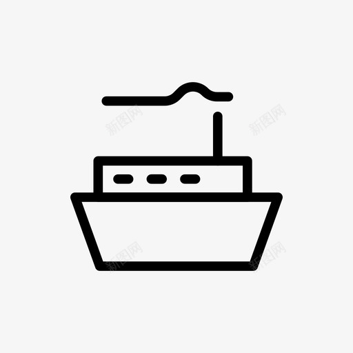 船游轮运输图标svg_新图网 https://ixintu.com 旅游线路图标 旅行 游轮 船 运输