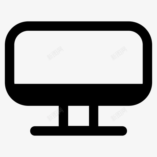 电脑显示器苹果台式机图标svg_新图网 https://ixintu.com imac 台式机 屏幕 电脑显示器 苹果