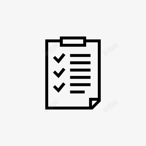 测试分析剪贴板图标svg_新图网 https://ixintu.com 分析 剪贴板 学院智能插图 测试 研究 论文
