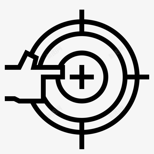 目标射箭商业图标svg_新图网 https://ixintu.com 创业计划 商业 射箭 目标