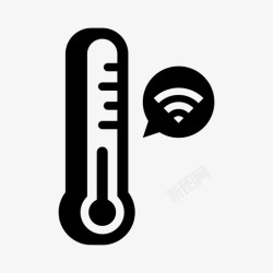 智能温度温湿计智能温度计家居互联网图标高清图片