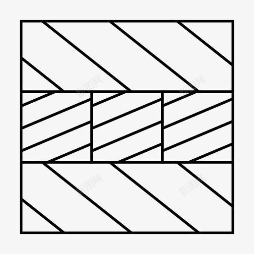 地板码头网格图案图标svg_新图网 https://ixintu.com 地板 拼花地板 木材 码头 素描 网格图案