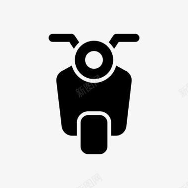 轻便摩托车车辆图标图标
