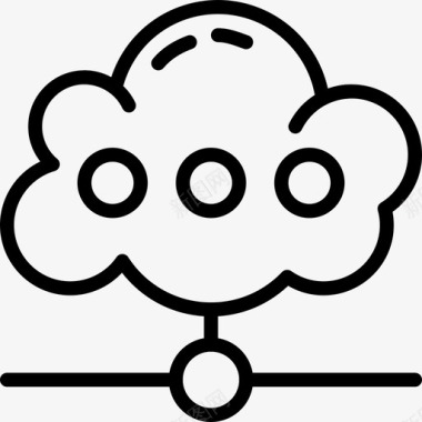 云存储通信联系人图标图标