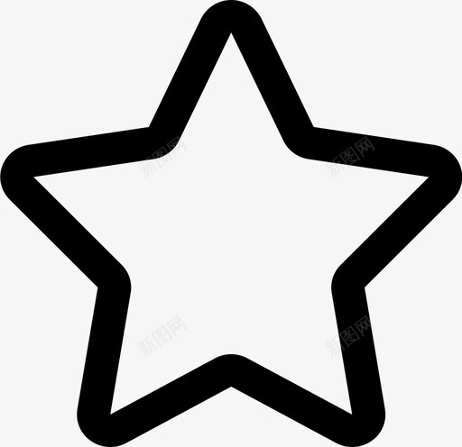 star_hollowsvg_新图网 https://ixintu.com star_hollow