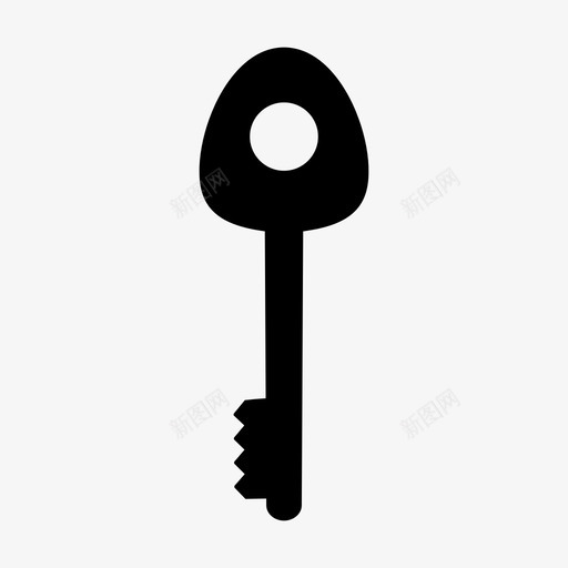 锁代码钥匙图标svg_新图网 https://ixintu.com 代码 密码 购买 购物 购物字形 钥匙 锁