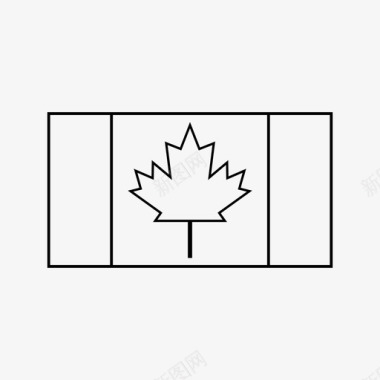 加拿大国旗美国国家图标图标