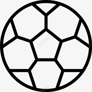 足球运动健身图标图标