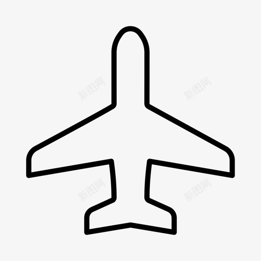 飞机航空运输机场图标svg_新图网 https://ixintu.com 机场 航空 航空运输 飞机 飞行