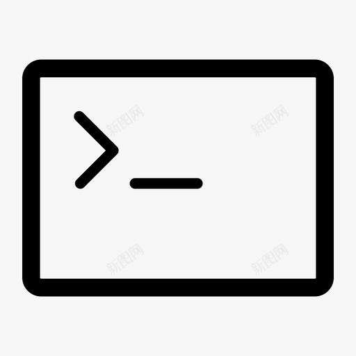 终端代码命令行图标svg_新图网 https://ixintu.com linux web可访问性 代码 命令行 控制台 终端 编程