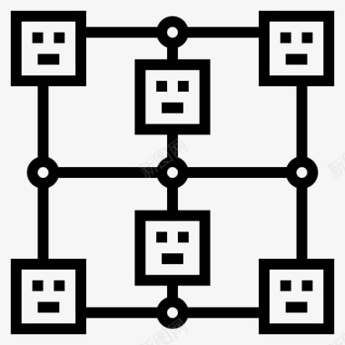 网络连接器共享图标图标