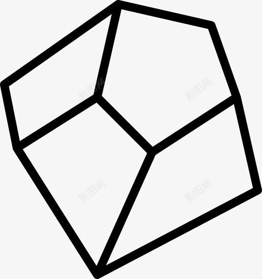 形状三维不规则图标svg_新图网 https://ixintu.com 三维 不规则 几何图形薄 多边形 岩石 形状 顶点