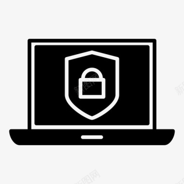 网页保护防病毒笔记本电脑图标图标