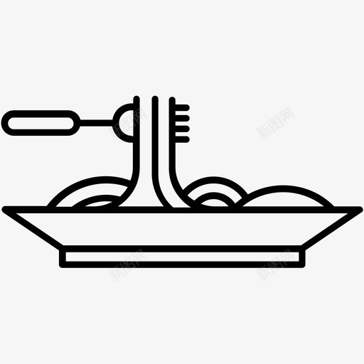 意大利面酱汁午餐图标svg_新图网 https://ixintu.com 午餐 意大利 意大利面 新鲜 晚餐 美味 美食 酱汁 食物