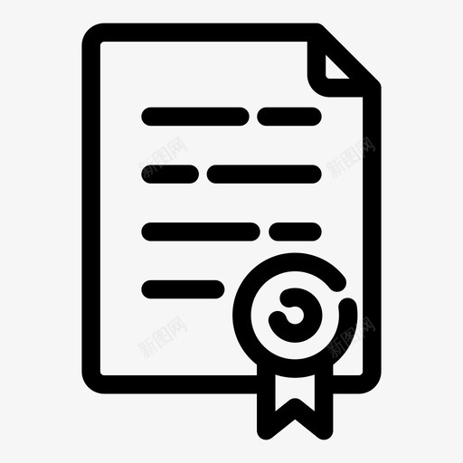 文凭成就奖项图标svg_新图网 https://ixintu.com 奖杯 奖项 成就 文件 文凭 毕业证书 证书