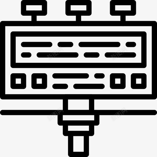 广告牌建筑城市图标svg_新图网 https://ixintu.com 城市 广告牌 建筑 漂亮的城市卷1大纲 街道