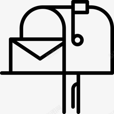 邮箱房产房子图标图标