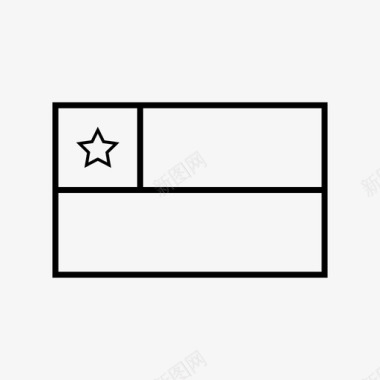 智利国旗美国国家图标图标