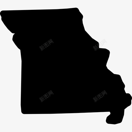 密苏里密苏里地图密苏里州图标svg_新图网 https://ixintu.com 密苏里 密苏里地图 密苏里州 美国各州地图填充