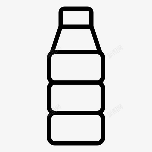瓶子水饮料图标svg_新图网 https://ixintu.com 夏天和旅游线路图标 水 瓶子 葡萄酒 饮料