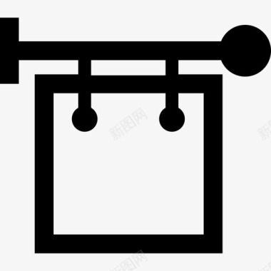 墙标广告商店图标图标