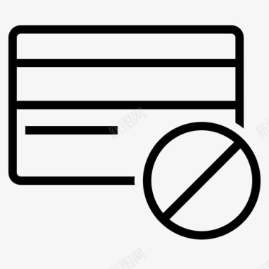 信用卡不良信用卡冻结信用卡图标图标