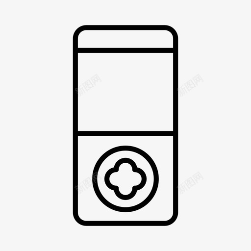 ipod电子产品硬件图标svg_新图网 https://ixintu.com ipod 技术 电子产品 硬件 音乐