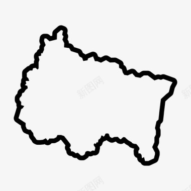 法国地区地图法国大东部图标图标