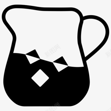 水壶罐子果汁图标图标