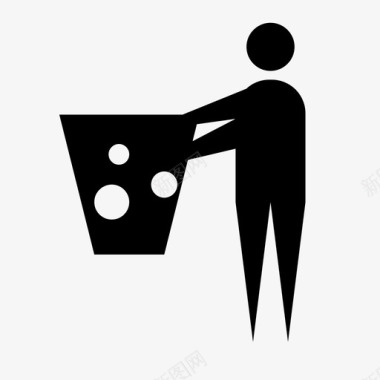 清理垃圾箱垃圾箱图标图标