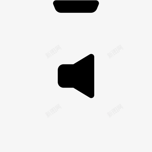 声音手机设备图标svg_新图网 https://ixintu.com 声音 手机 智能手机 智能手机vol1 设备