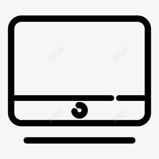 电脑数码显示器图标svg_新图网 https://ixintu.com 个人电脑 技术 数码 显示器 照片视频 电脑