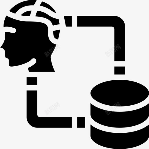 android数据传输人工智能图标svg_新图网 https://ixintu.com android数据传输 人工 人工智能固态 智能