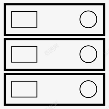 文件夹堆栈办公室业务图标图标