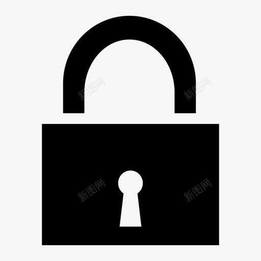 关闭锁-fillsvg_新图网 https://ixintu.com 关闭锁-fill close_lock-fill