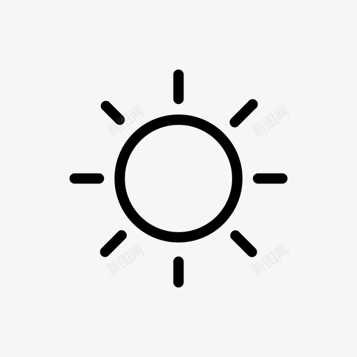 太阳气候摄氏度图标svg_新图网 https://ixintu.com 天气 太阳 摄氏度 气候