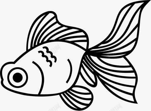 鱼动物生物图标svg_新图网 https://ixintu.com 动物 水下 海洋 生物 鱼