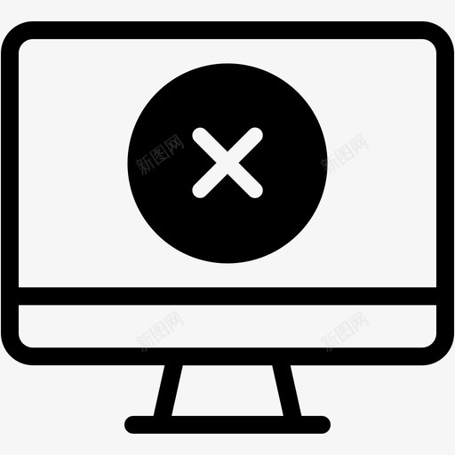 删除列计算机图标svg_新图网 https://ixintu.com 列 删除 桌面 界面 监视器 计算机 计算机混合