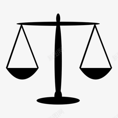 正义的尺度法院法官图标图标