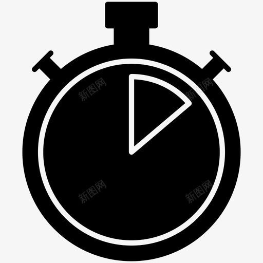 计时器截止时间秒表图标svg_新图网 https://ixintu.com 截止时间 时间固定 秒表 计时器