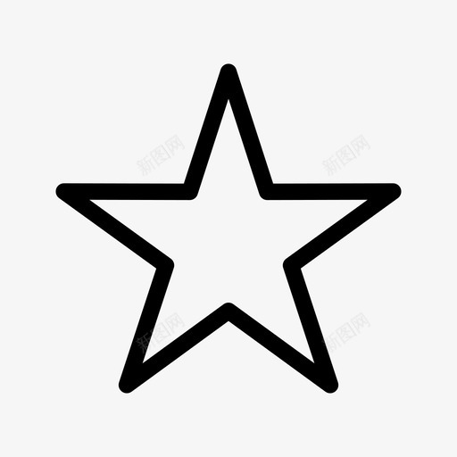 收藏夹界面速率图标svg_新图网 https://ixintu.com 形状 收藏夹 星形 界面 速率