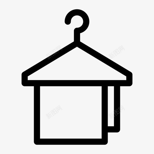 洗衣服务中型旅社图标svg_新图网 https://ixintu.com 中型旅社 洗衣服务