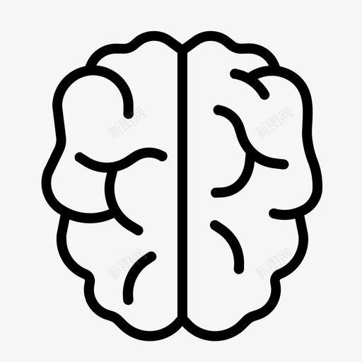 大脑智力医学图标svg_新图网 https://ixintu.com 保健 医学 大脑 智力 神经学 科学