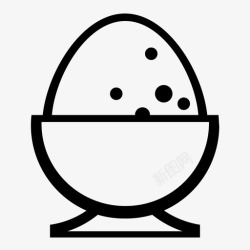 蛋杯蛋杯煮鸡蛋早餐图标高清图片