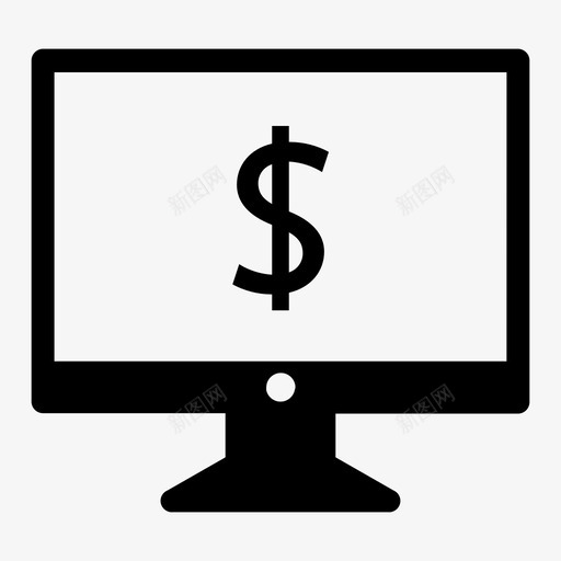 钱计算机设备图标svg_新图网 https://ixintu.com 计算机 设备 钱