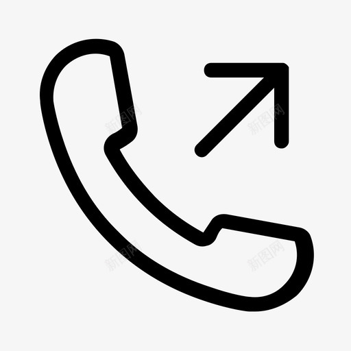 即将到来的呼叫电话移动应用程序图标svg_新图网 https://ixintu.com 即将到来的呼叫 电话 移动应用程序