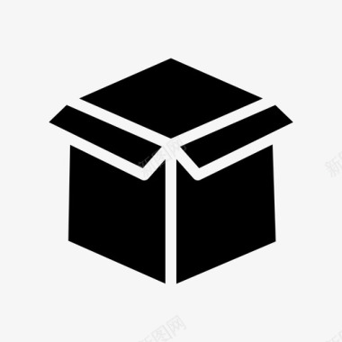 盒子庆祝递送图标图标