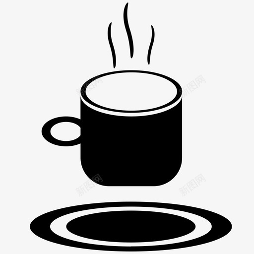 浓缩咖啡杯咖啡图标svg_新图网 https://ixintu.com 咖啡 浓缩咖啡杯