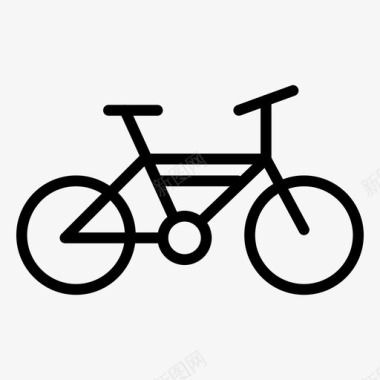 自行车运动骑行图标图标